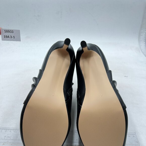 XYD Elegant High Heel Stiletto Ankle Boot Peep Toe Pumps Booties for Women Black - Picture 6 of 7